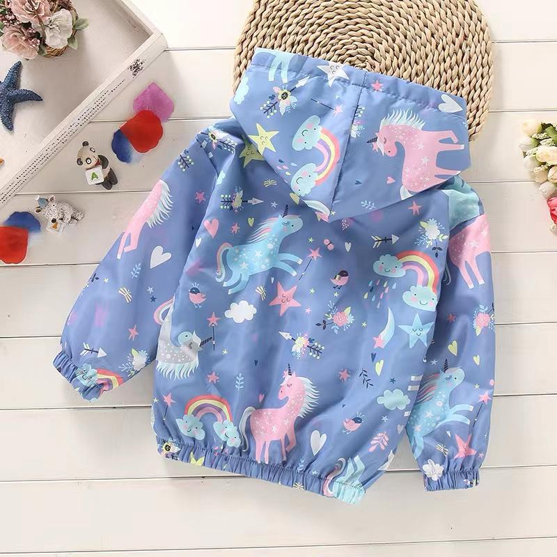 Campera Nylon Unicornios